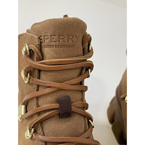 SPERRY THE SUMMIT BOOT, LEATHER, BROWN. WOMENS SZ 8.5 NWT. RETAIL $130 - Picture 8 of 11